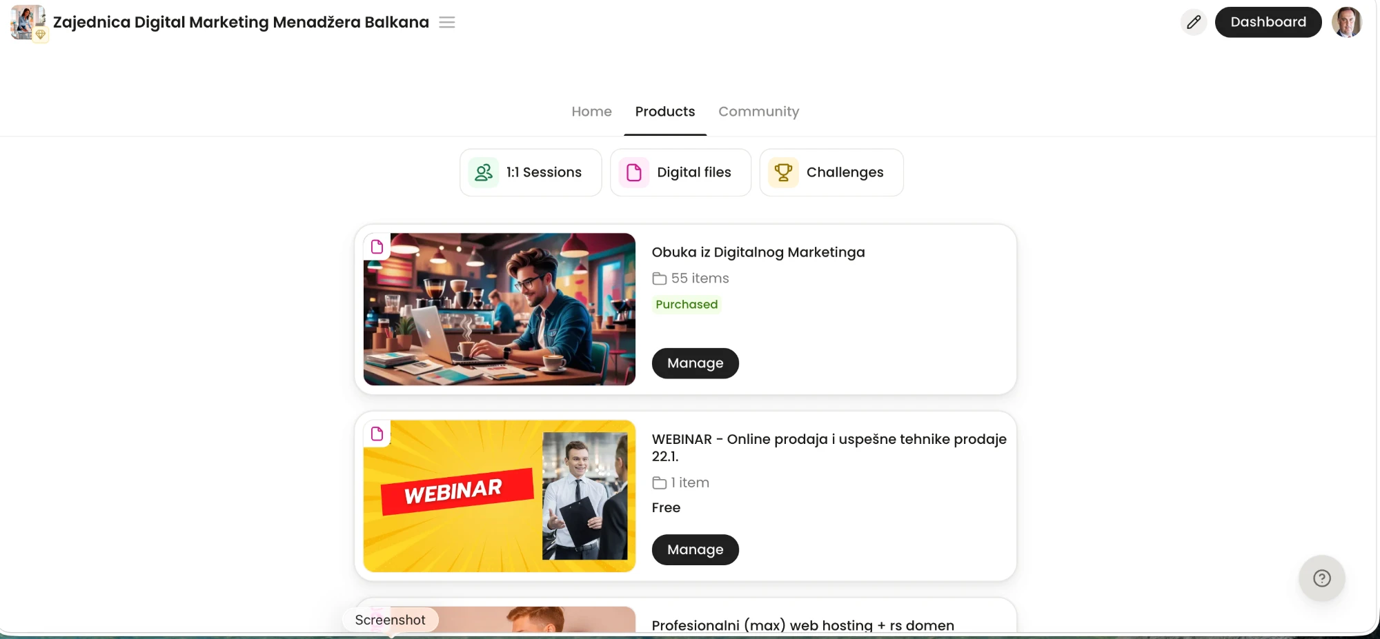 Community — diskusije i pitanja